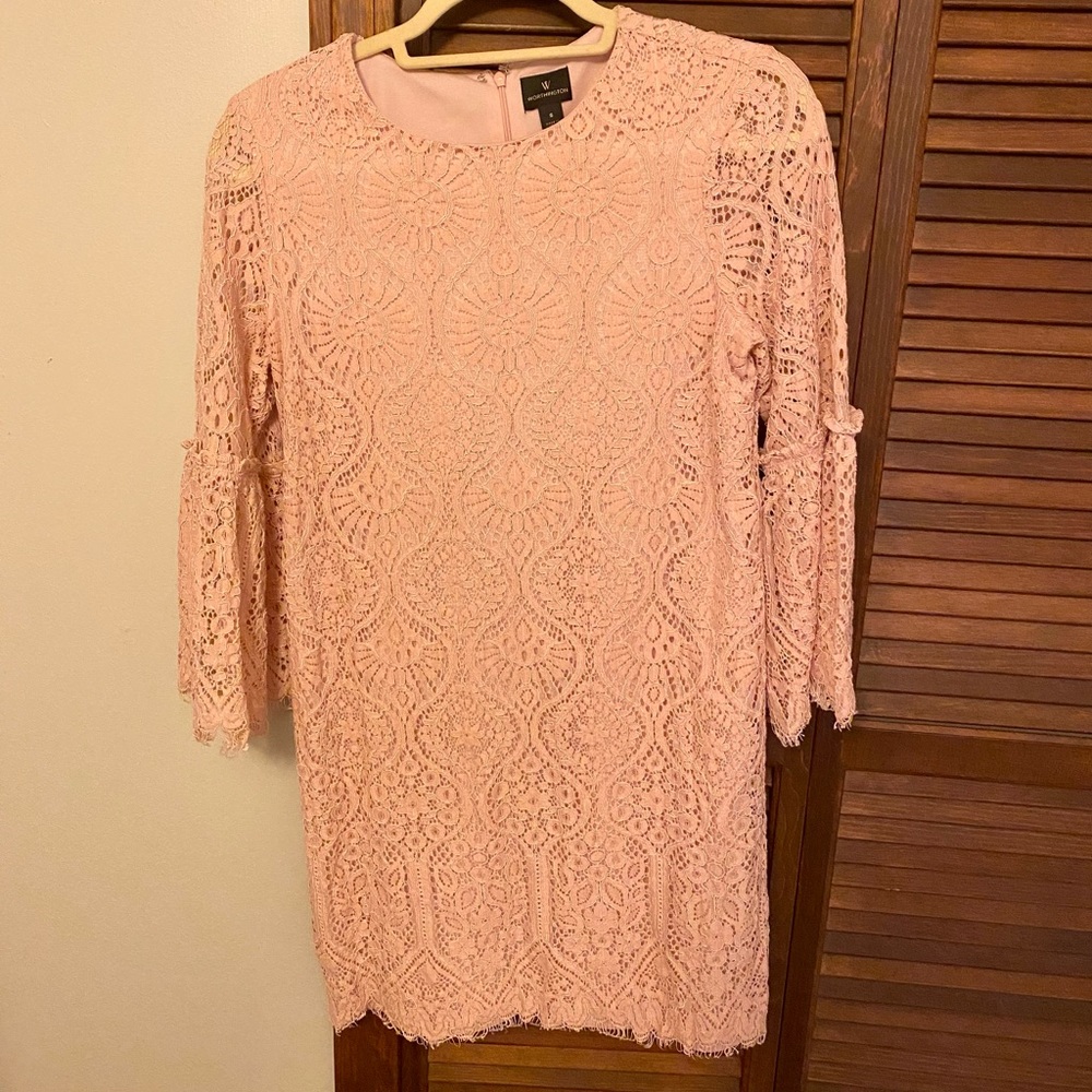 Light pink, bell sleeve. Size small